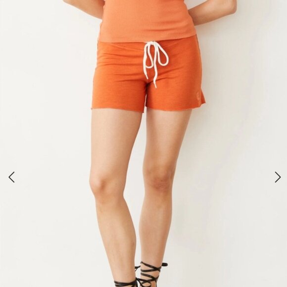 MONROW Women's Light Weight Vintage Style Cotton Shorts Size M - Picture 7 of 8